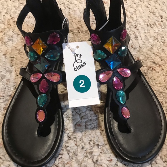 Gladiator sandals with faux gems - Picture 2 of 7